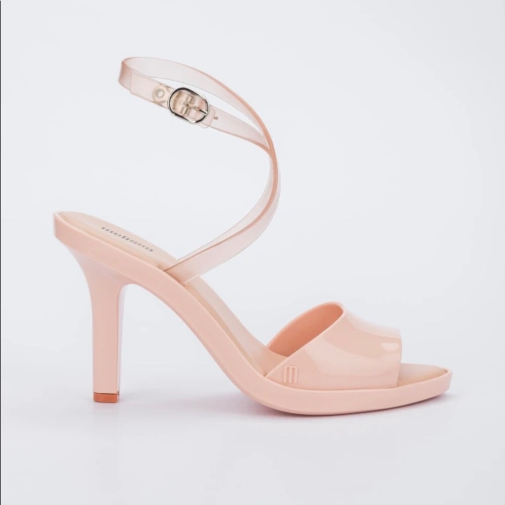 MELISSA ATENA HEEL LIGHT PINK SIZE 10